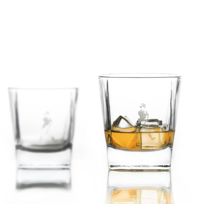 Custom Logo Whiskey Glasses Wine Blanks Espresso Sublimation Glass OEM Customized Europe American Style