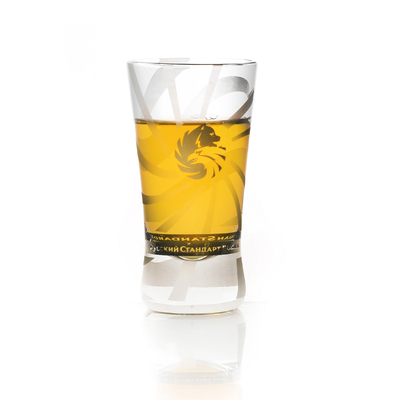 Custom logo round lead free crystal transparent Shot Glass Promotions Shot Glass