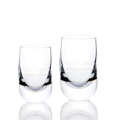 Custom logo round lead free crystal transparent 50ML Shot Glass