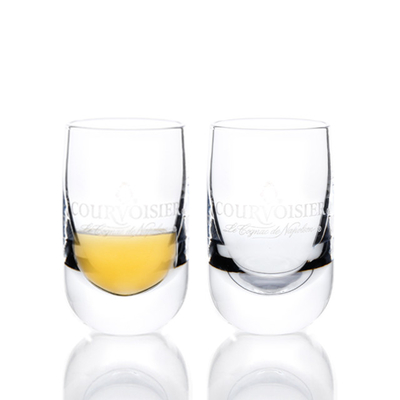 Custom logo round lead free crystal transparent 50ML Shot Glass
