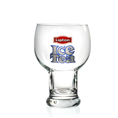 Factory wholesale lead free high quality crystal transparent 400ml glass drink cup Ice Tea Cup