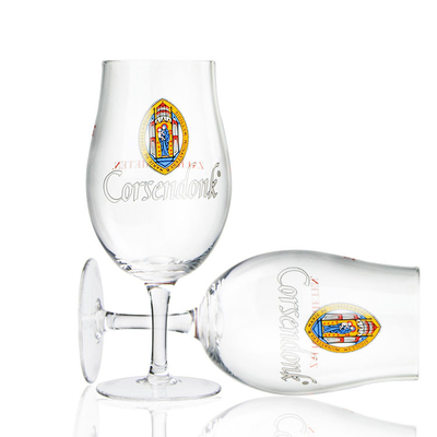Promotion High Quality Glassware Short Stemmed 433ML Beer Glass Cup With Brand Logo
