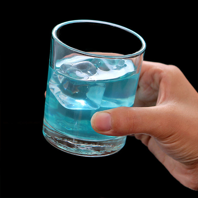 Promotion custom Lead Free Crystal Unique 220ml Whiskey Glass