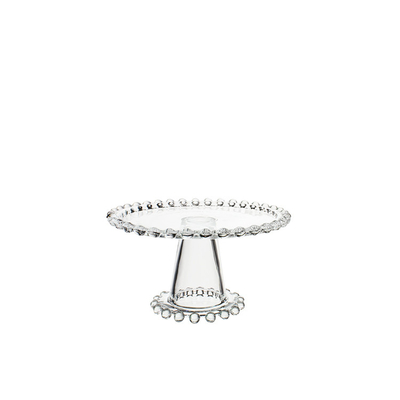 1-3 cake stand set  eco-friendly lead-free crystal transparent dome glass cake stand
