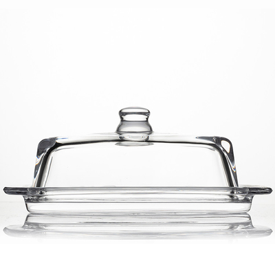 China Wholesale Factory Price High Quality Clear Butter Dish Set