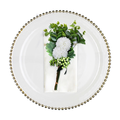 Pearl Round Glass Plate