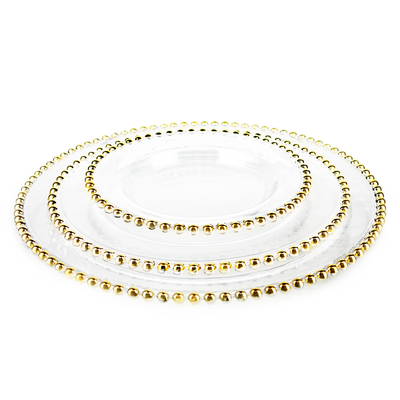 Pearl Round Glass Plate