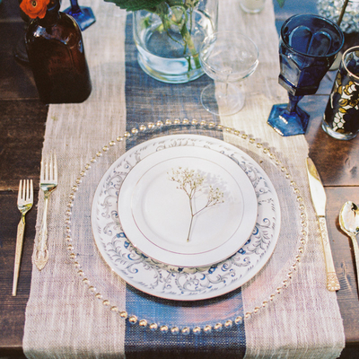 Pearl Round Glass Plate