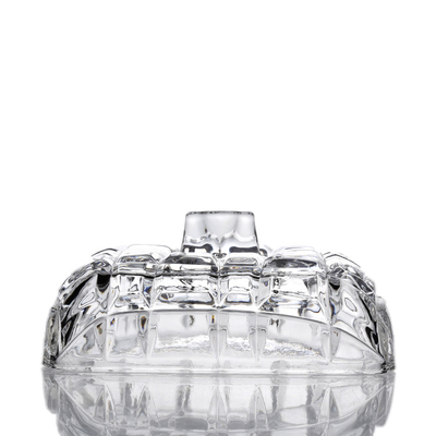 Clear Classic Pattern High Quality Butter Dish