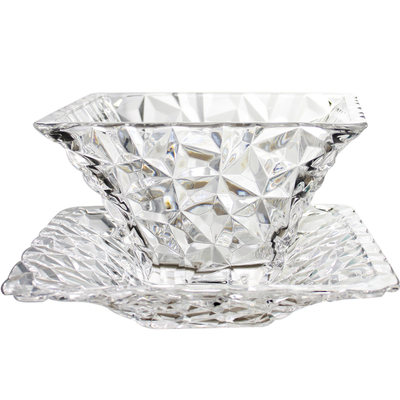 Hot selling High Quality Clear Ice Cube Collection Transparent Square Bowl