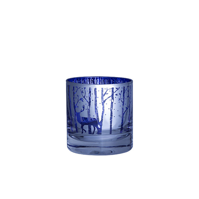 Newest design home decorative lead free crystal lantern glass candle holder