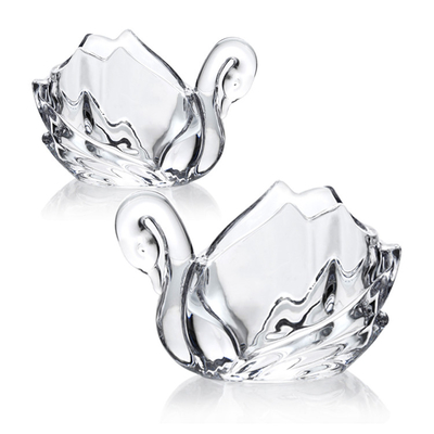 Clear candle holder