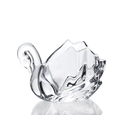 Clear candle holder