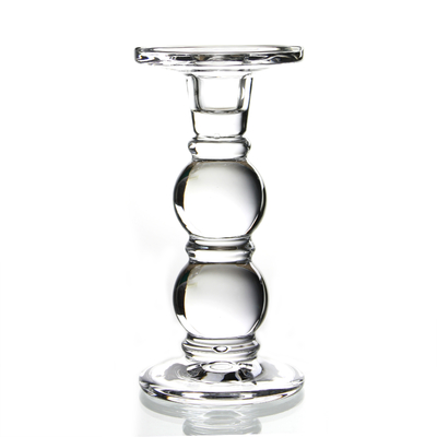 Classic Clear Glass candle holder for party wedding celebration