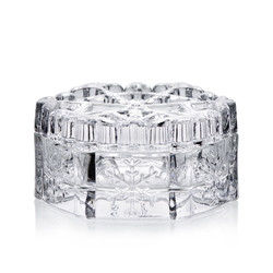Customized Snowflake Pattern Crystal Glass Jewelry Box