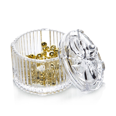 Hot selling crystal jewel box glass jewellery boxes