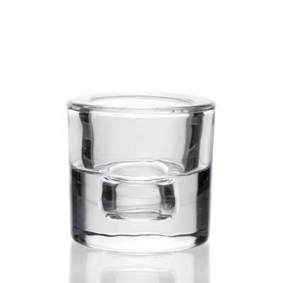 Clear Candle Holder Lead Free Crystal Glass Creative Party Celebration  Decoration