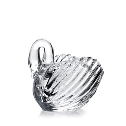 Creative Swan Shape Clear Classic Candle Holder Home Decoration