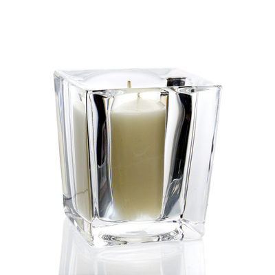 Hot sales customized clear crystal glass Candle Holder