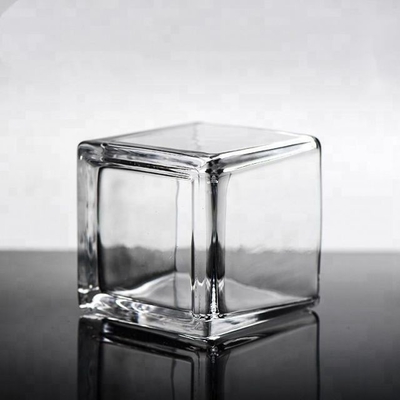 Wholesale Customized clear crystal glass Candle Holder for decoration