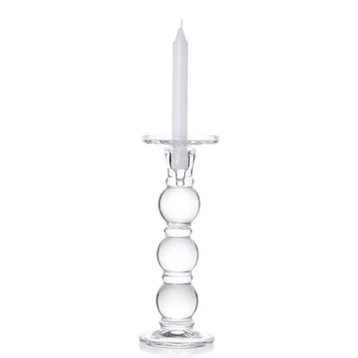 Upmarket Quality Wholesale clear tall glass candelabra candlestick holder for party