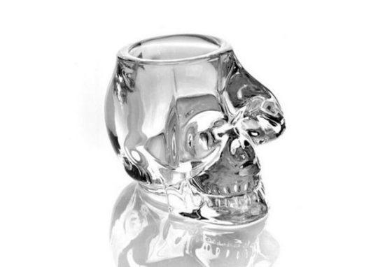 Luxury Decorative Simple  Custom Brand Transparent Candle Holder Bone Shape Tealight Set for party decoration