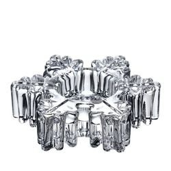 Clear Tea Light Candle Holder Lead Free Crystal Glass Creative Party Celebration Decoration