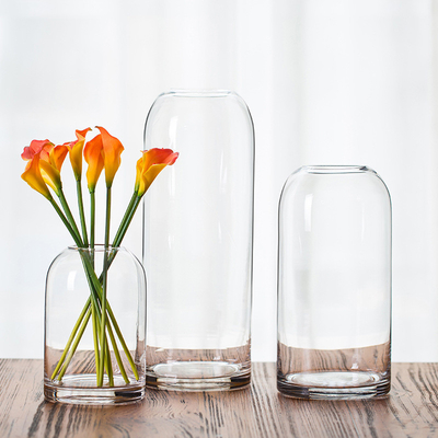 Wholesale High Quality Wedding Decorative Clear Glass Vase