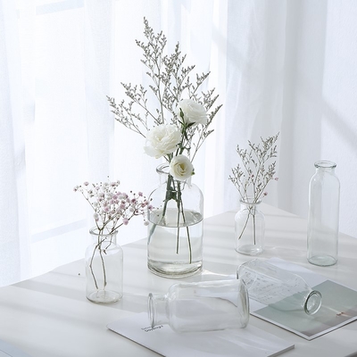 Wholesale High Quality Wedding Decorative Clear Glass Vase