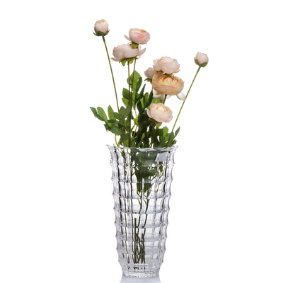 High Quality Window Collection Transparent Clear Engraved Exquisite Glass Vase