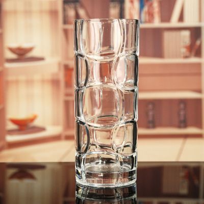 Custom Wholesale Matte Candle Vessels Embossed Large Empty Candle Container Glass Vase