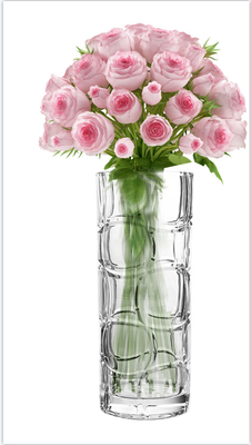 Custom Wholesale Matte Candle Vessels Embossed Large Empty Candle Container Glass Vase
