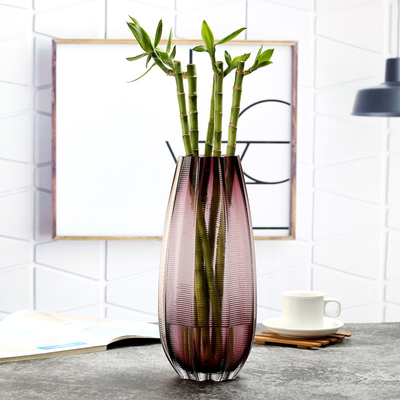 Wholesale Colorful Glass Flower Vase for Home Decoration