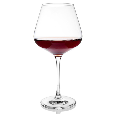 Unique Wholesale modern custom transparent crystal wine glass goblet