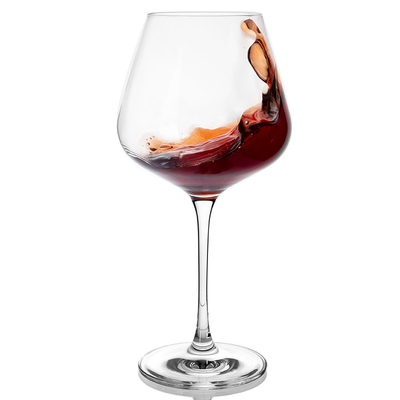 Unique Wholesale modern custom transparent crystal wine glass goblet