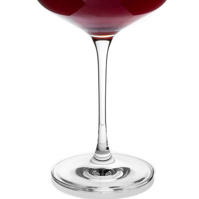 Unique Wholesale modern custom transparent crystal wine glass goblet