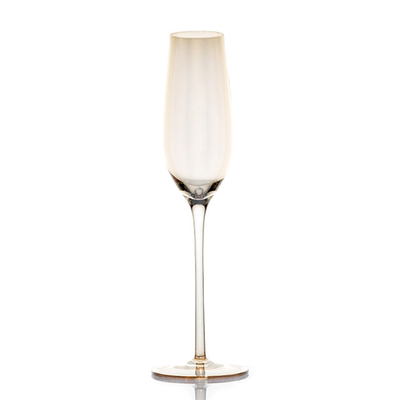 Factory Direct Selling Amber-Plated Crystal Glass Gift Champagne Wine Glass Set