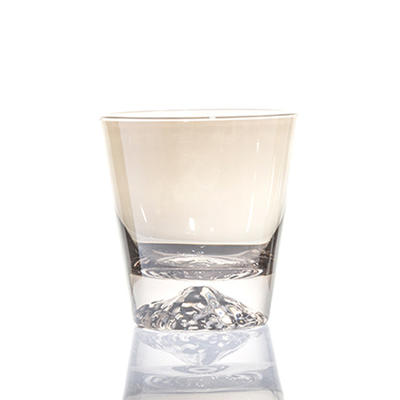 Factory Direct Selling Amber-Plated Crystal Glass Gift Champagne Wine Glass Set