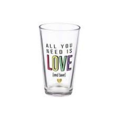 Wholesale High Quality Mother's Day Gist Glass 450ml Hypo Cup with Decal