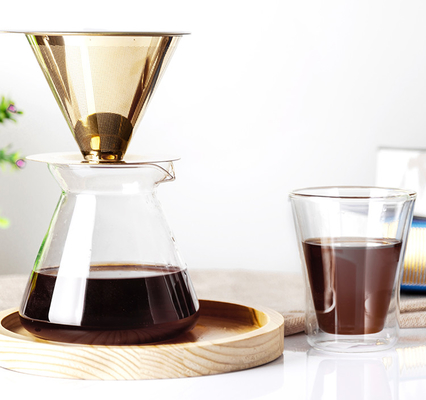 Tangson 500ml Glass Drip Coffee Maker, Borosilicate Coffee Mug Household Use