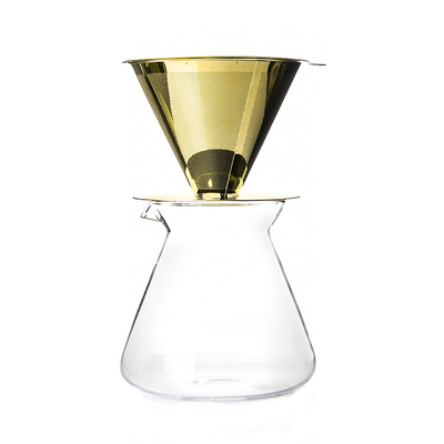 Tangson 500ml Glass Drip Coffee Maker, Borosilicate Coffee Mug Household Use