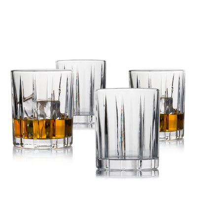 Glass Factory Direct Sale High Quality Glass Stopper Whiskey Decanter Set Beautiful
