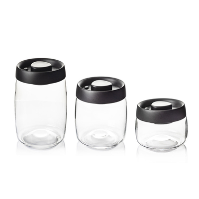 Glass Candy Jars With PP Lid