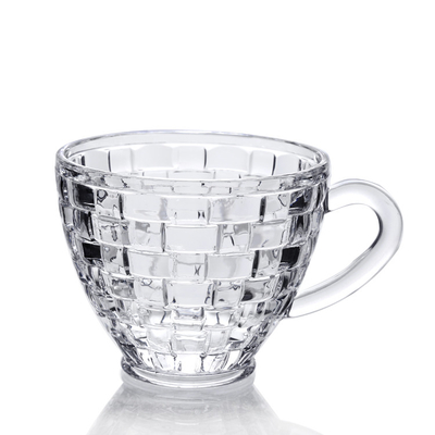 320ml Glass Plates And Bowls Glass Punch Bowl Set With 8 Cups