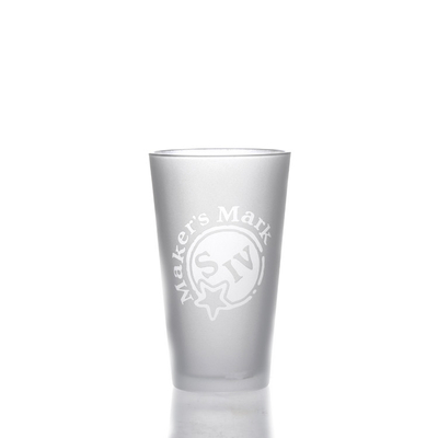 Frosted Personalised Crystal Wine Glass