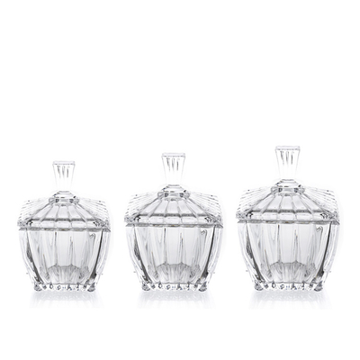 200ml Multifunctional Glass Candy Jars , Glass Storage Canister Simple Transparent