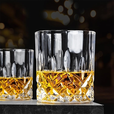 Unique Gorgeous Engraved Bourbon Whiskey Decanter And Glass Luxury Gift
