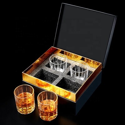 350ml Customized Whiskey Decanter Set Bourbon Glass Gift Set Luxurios For Friends