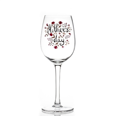 650ml Hand Blown Wine Glasses , Crystal Goblets Vintage For Mother'S Day