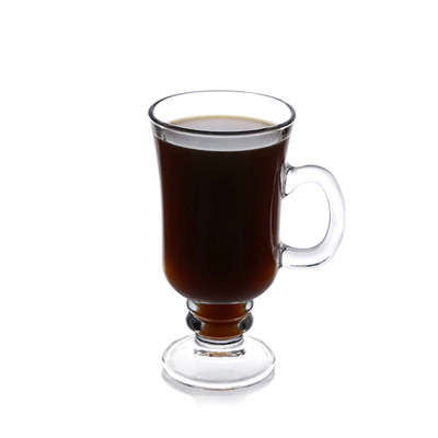 Modern Single Wall Coffee Glass Mug , 250ml Coffee Cup Modern Commercial